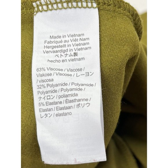 J. CREW Olive Green Leggings Ankle Zippers Size XL - Picture 10 of 12